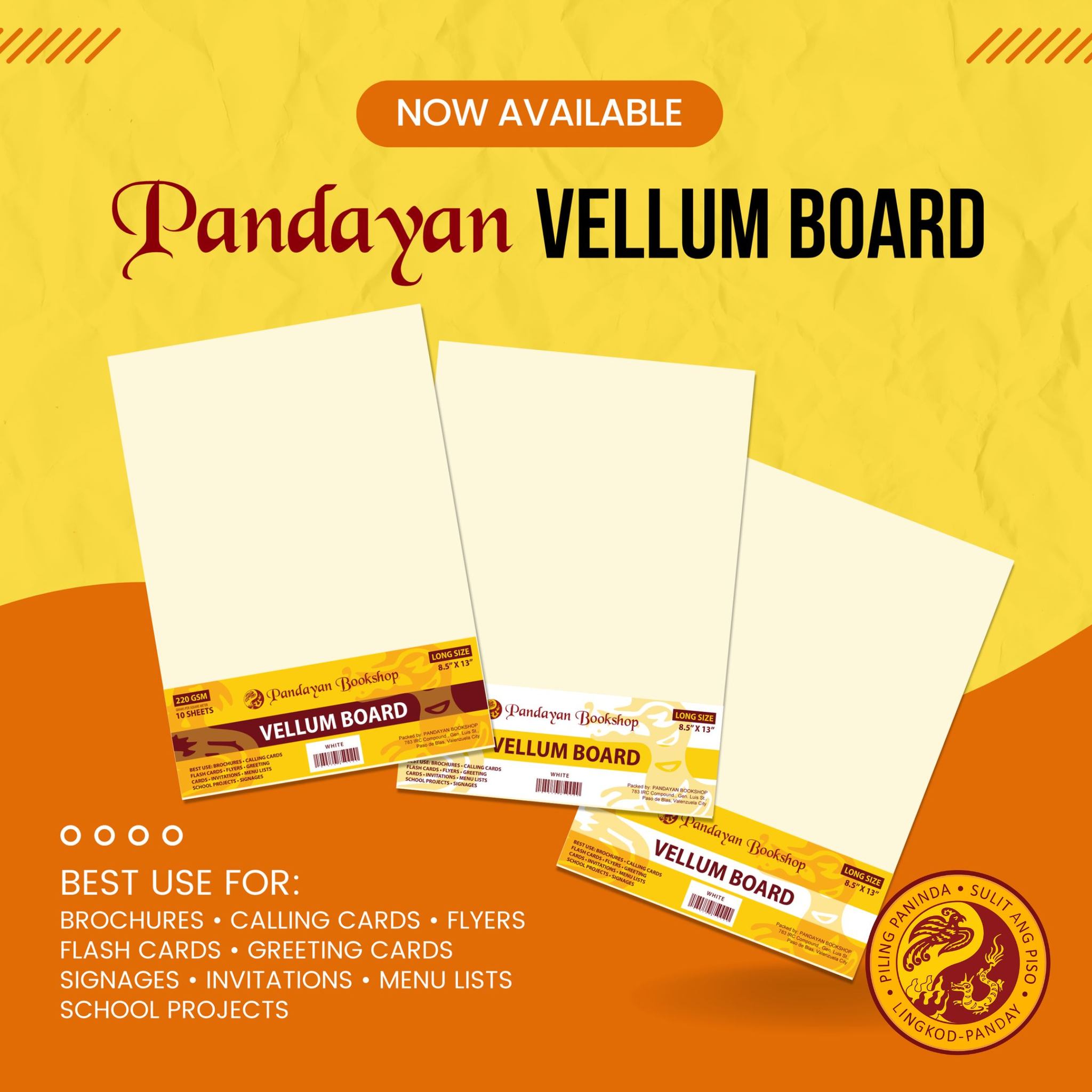 Pandayan Vellum Board